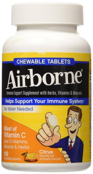 Picture of Airborne Blast of Vitamin C Citrus -- 116 Chewable Tablets