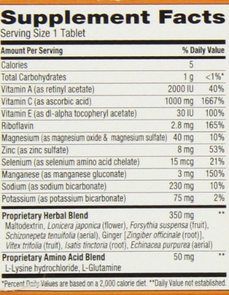 Picture of Airborne Effervescent Health Immune Boosting Formula Zesty Orange 36 Tablets ...