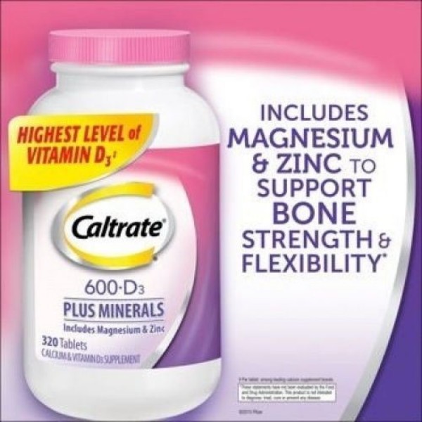 Picture of Caltrate 600mg+ D with Minerals 320 Count