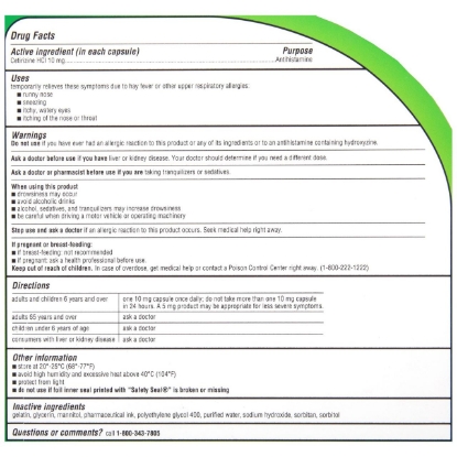 Picture of Zyrtec Liquid Gels, 65 Liquid Gels