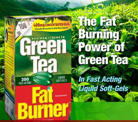 Picture of Applied Nutrition Green Tea Fat Burner with EGCG 400mg 200 Soft gels