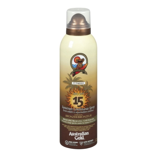 Picture of Australian Gold SPF 15 Continuous Spray Bronzer, 6 Ounce