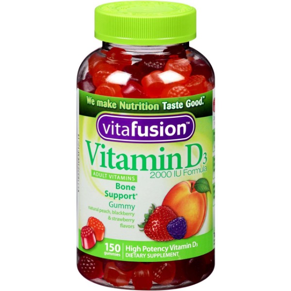 Picture of Vitafusion Vitamin D3 Gummy Vitamins, 300ct (High-Potency) Gummies