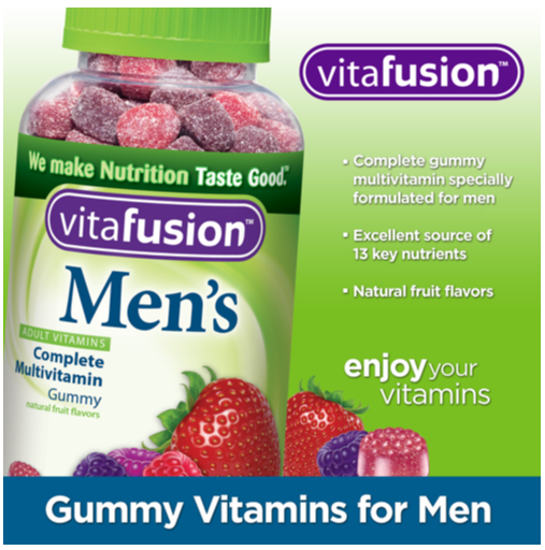 Picture of Vitafusion Mens Complete Multivitamin 220 Gummies