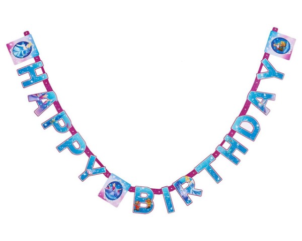 Picture of American Greetings Cinderella Birthday Party Banner Party Supplies