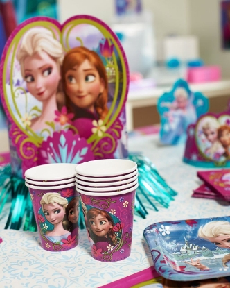 Picture of American Greetings Frozen 9 oz. Paper Party Cups, 8 Count, Party Supplies Novelty
