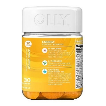 Picture of Olly Endless Energy Lemon Zinger Vitamin Gummies - 30 Count