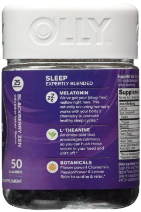 Picture of OLLY Restful Sleep Blackberry Zen - 50 Count