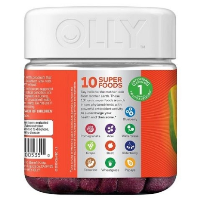 Picture of Olly Women's Super Foods Multivitamins 60 Count