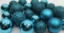 Picture of Holiday Time Mini Ornament Set,shatterproof Shiny Bulbs with Glitter,20x Dark Blue