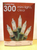 Picture of Holiday Time Clear Christmas Mini Lights, White Wire, 300 Count (59 Feet)
