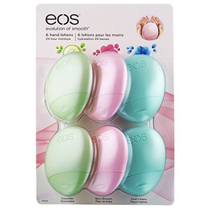 Picture of EOS Hand Lotion Variety Pack Cucumber Berry Fresh Flowers 6 Count