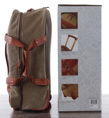 Picture of Tommy Bahama Canvas Leather 22" Carry ON