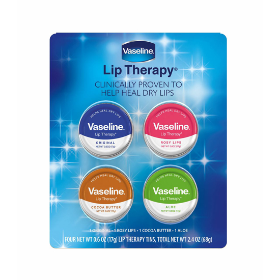 Picture of Vaseline Lip Therapy Tins, 4 pk