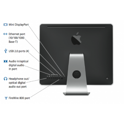 Picture of Apple iMac 20 inch Desktop Computer 2.4GHz Core 2 Duo 1GB 250GB  MB323LL/A  Early 2008