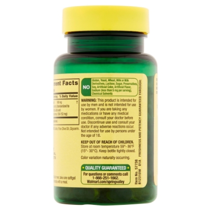 Picture of Spring Valley Saw Palmetto  160mg 100 softgel