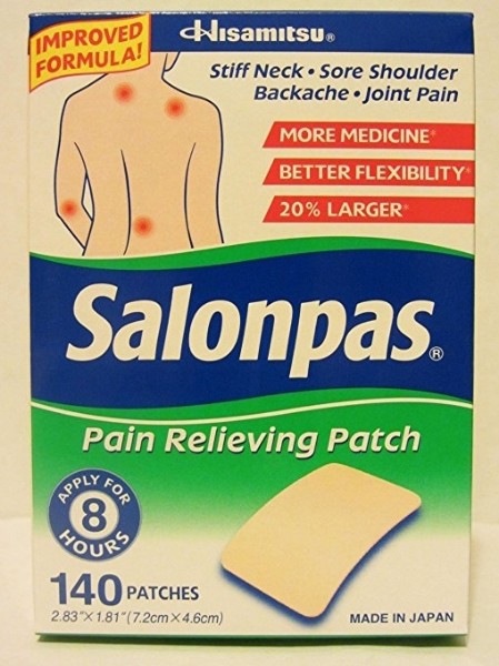 Picture of Salonpas Pain Relieving Patch 140 Patches