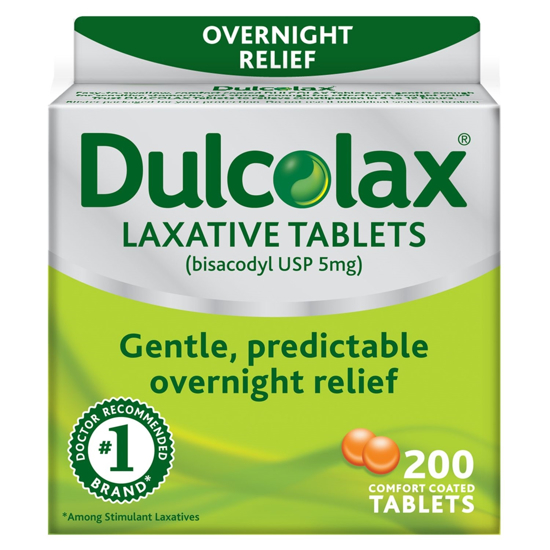 Picture of Dulcolax Laxative Tablets 200 ct