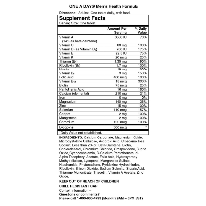 Picture of One A Day Men's Health Formula Multivitamin 300 ct