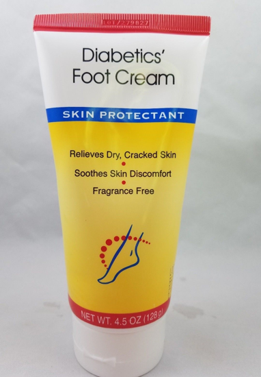 Picture of Diabetics Foot Cream Skin Protectant Fragrance Free 4.5oz Diabetes
