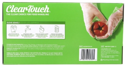 Picture of Disposable Gloves Food Preparation Poly Gloves Disposable Food Gloves Latex & Powder Free 3 Box 1500 Gloves