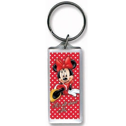Picture of Disney All About Me Minnie Lucite Keychain