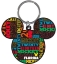 Picture of Disney 2018 Mickey Icon Multicolored Laser Keychain Keyring