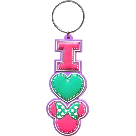 Picture of Disney I Heart Minnie Mouse Stack Lasercut Keychain