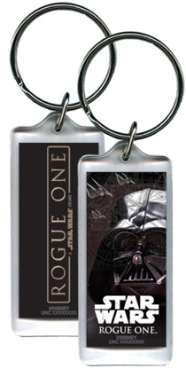 Picture of Disney Star Wars Darth Vader Head Rogue One Lucite Keychain Keyring