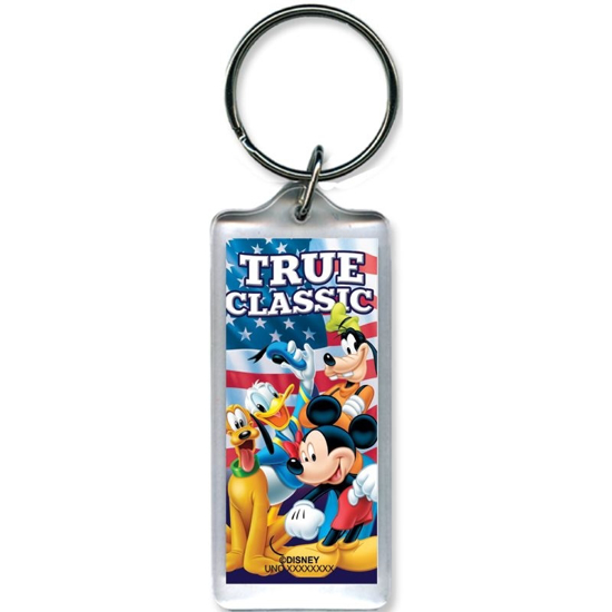 Picture of Disney American Classic Mickey Goofy Donald Pluto - Lucite Key chain