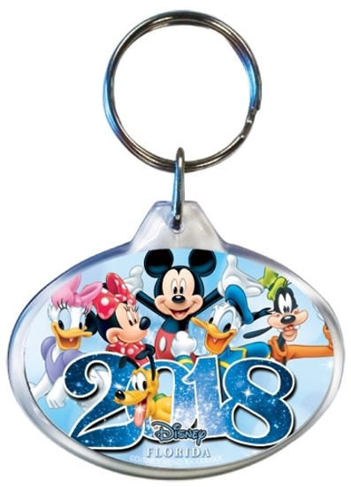Picture of Disney 2018 Sixers Mickey Minnie Daisy Pluto Donald Goofy Keychain