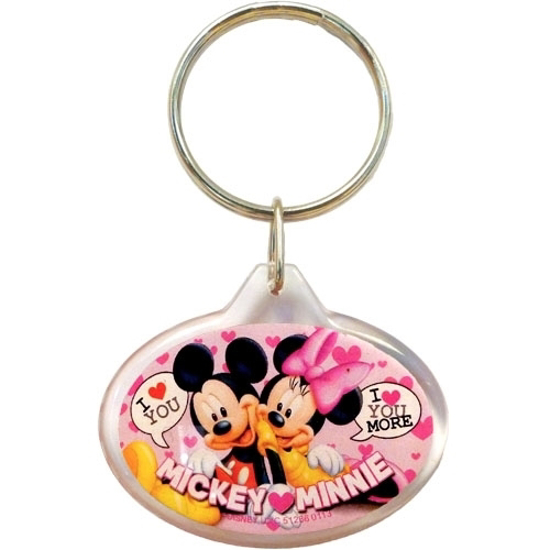 Picture of Disney Mickey and Minnie Mouse Love you More Keychain