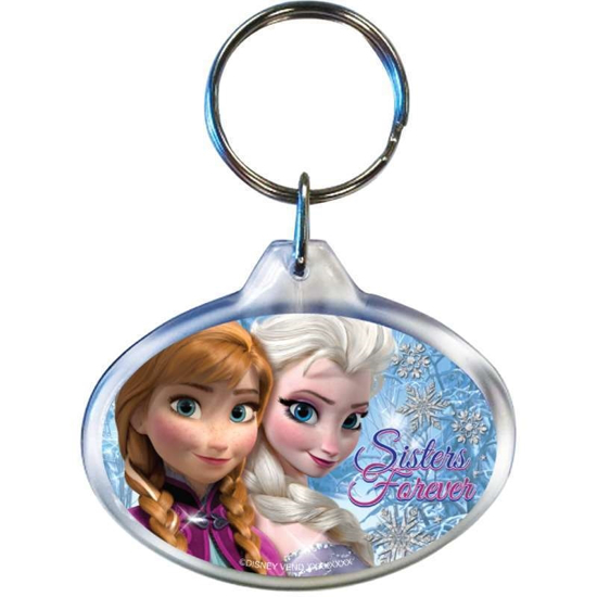 Picture of Disney Frozen Sisters Elsa Anna Oval Keychain