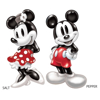 Disney Ceramic Salt and Pepper Shaker Shakers Classic Retro Mickey Minnie Mouse