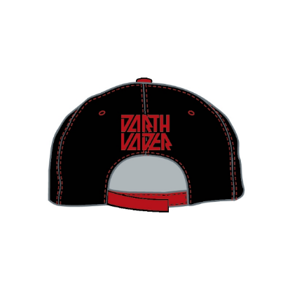 Picture of Disney Youth Baseball Hat Darth Vader Head, Black Red