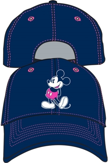 Picture of Disney OG Smile Mickey Navy Adult Hat Baseball Cap