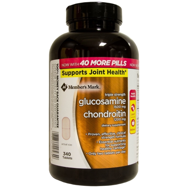 Picture of Member's Mark Triple Strength Glucosamine Chondroitin 340 ct