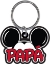 Picture of Disny Papa Family Collection Lasercut Keychain