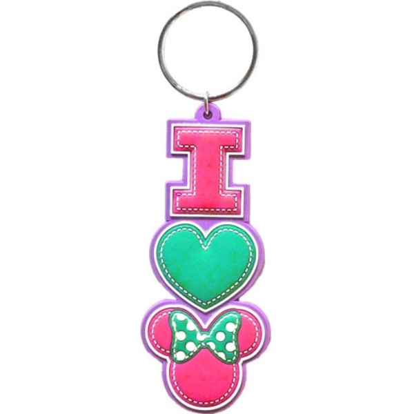 Picture of I Heart Minnie Mouse Stack Lasercut Keychain Disney