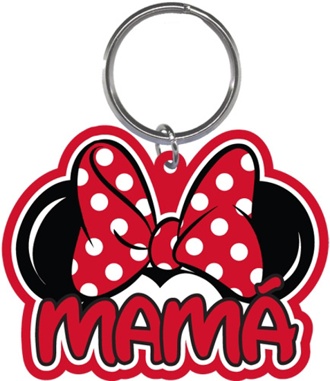 Picture of Disney Minnie Mouse Mama Family Collection Lasercut Keychain Keyring Key Chain
