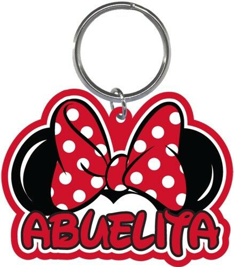 Picture of Disney Minnie Mouse Abeulita Grandma Family Lasercut Keychain