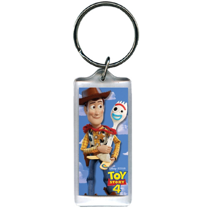 Picture of Disney Toy Story 4 Clouds Woody & Forky Lucite Keychain