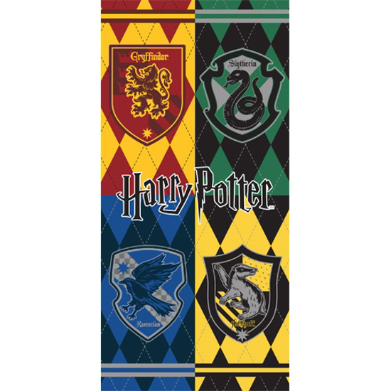 Picture of Disney Harry Potter Hogwarts Houses Crest, 28x58 Beach Towel (No Namedrop)