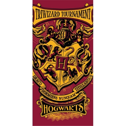 Picture of Harry Potter Hogwarts Crest Triwizard Tournament, 28x58 Beach Towel (No Namedrop)