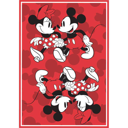 Picture of Disney Mickey Minnie Stroll Red Kitchen Towel
