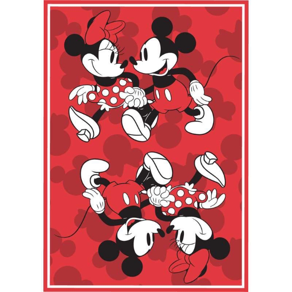 Picture of Disney Mickey Minnie Stroll Red Kitchen Towel