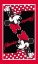 Picture of Disney Minnie Dotty Kitchen Towel Single, Red & Black
