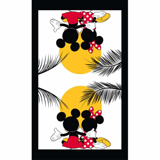 Picture of Disney Mickey Minnie Character Sunset Multi Single Kitchen Towel
