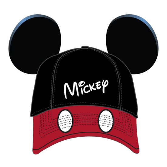 Picture of Disney Adult It's Mickey Ear Hat Black Red hat