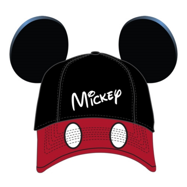 Picture of Disney Adult It's Mickey Ear Hat Black Red hat